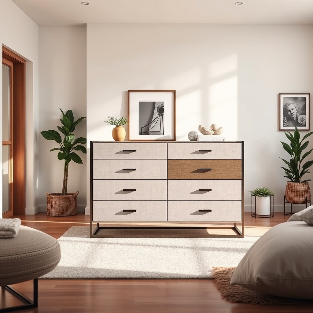 bedroom dresser product view