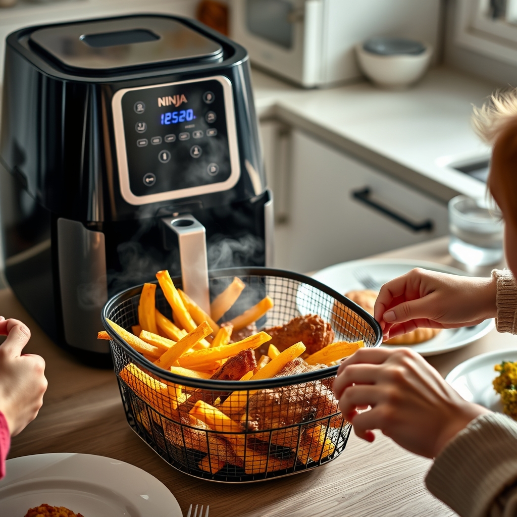 Ninja Air Fryer Review — Is It Worth Buying in 2026? 2 Ninja Airfryer in action