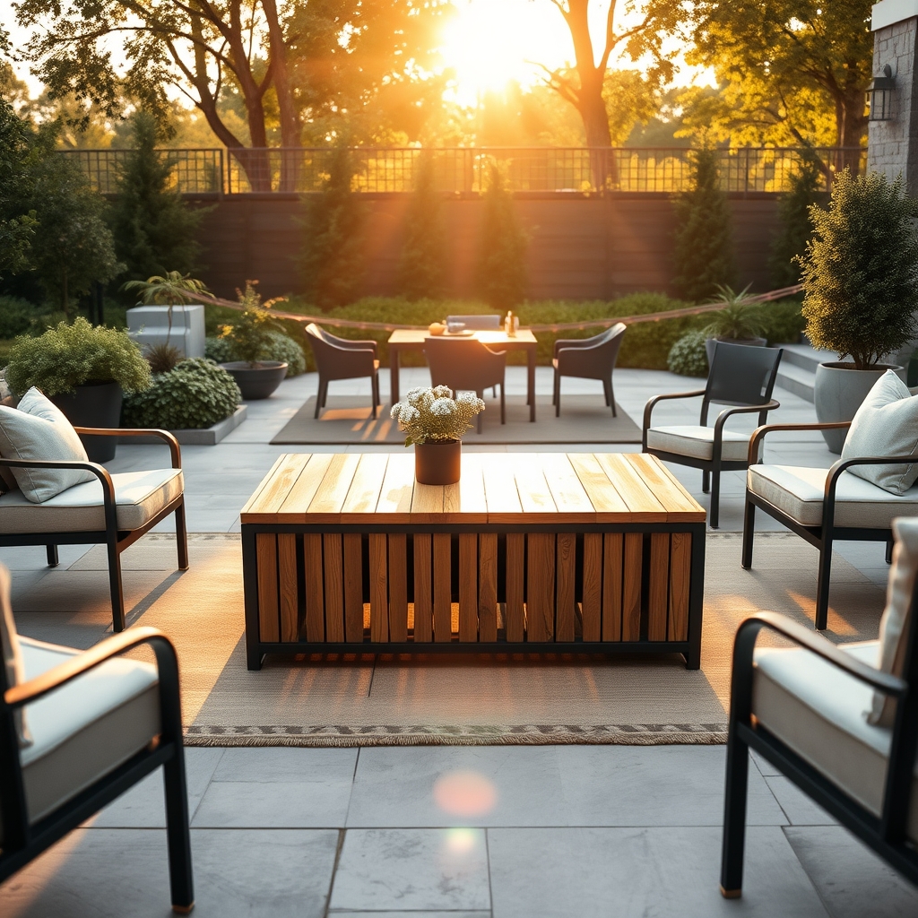 acacia table product view