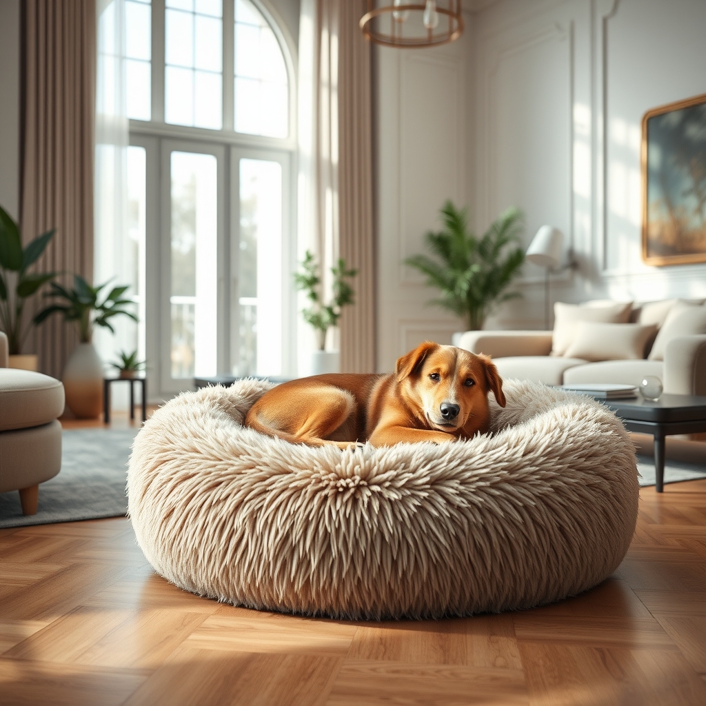 calming bed product view