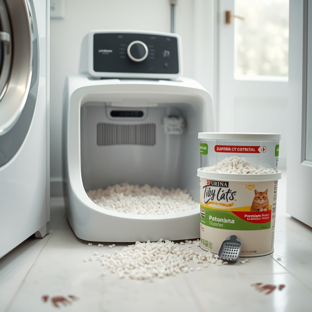 litter robot in action