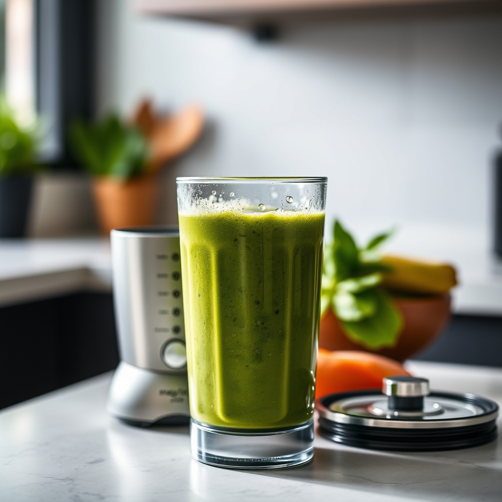 bullet blender in action