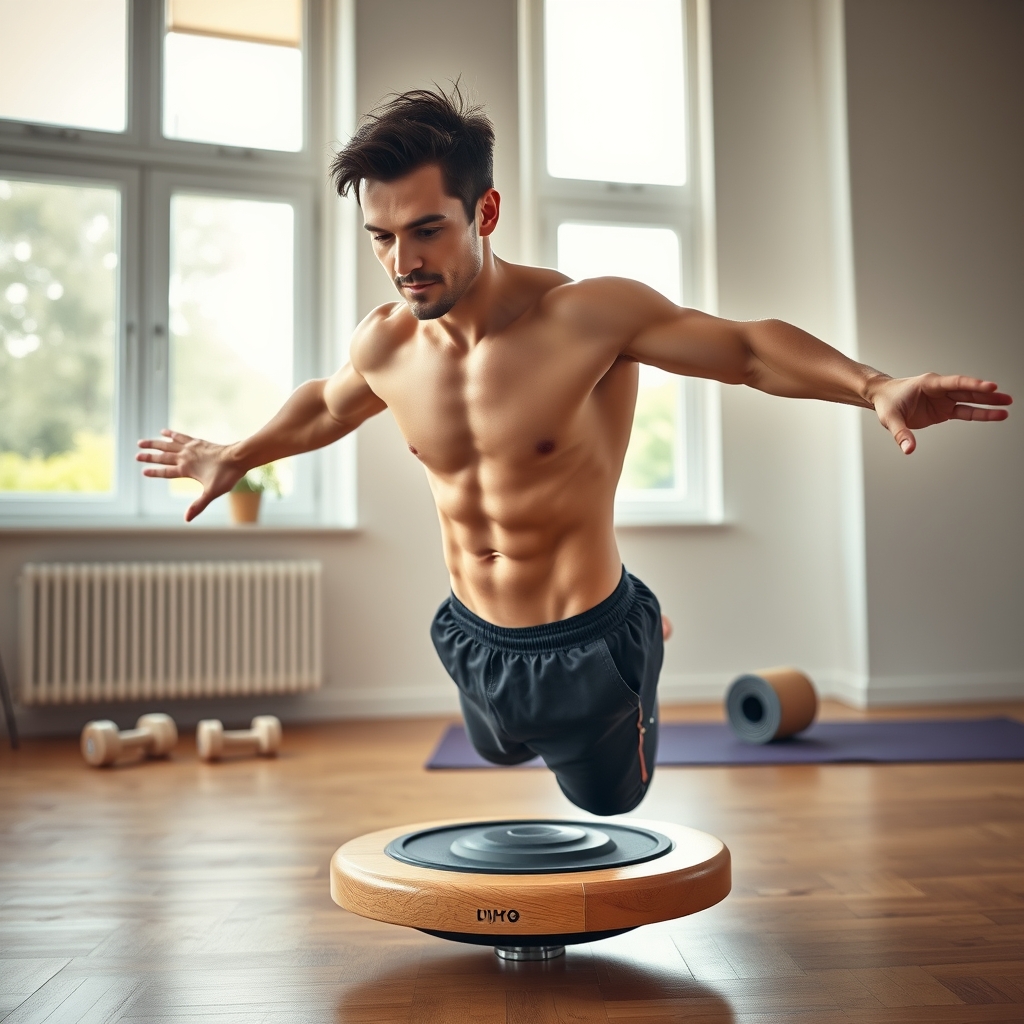 balance board in action