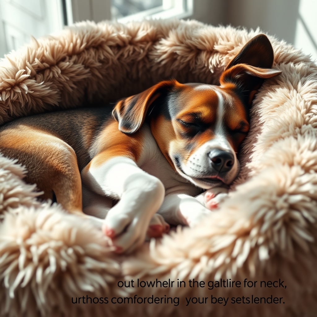 calming bed in action