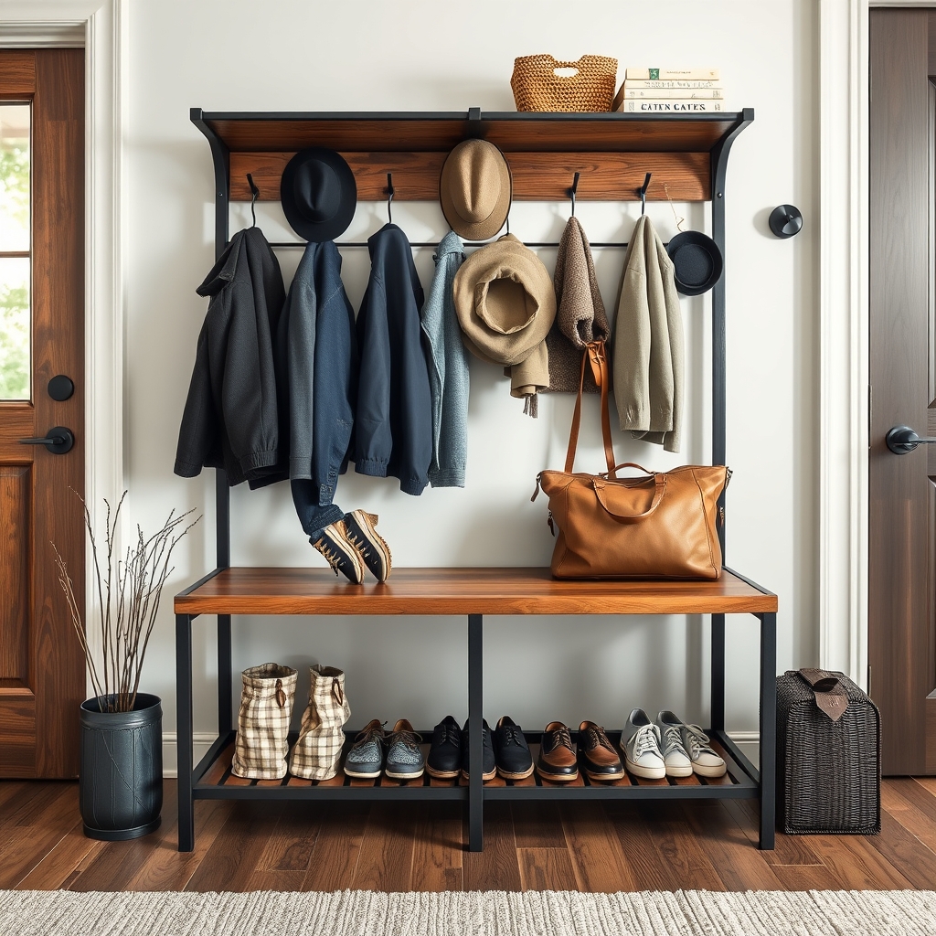 coat rack in action