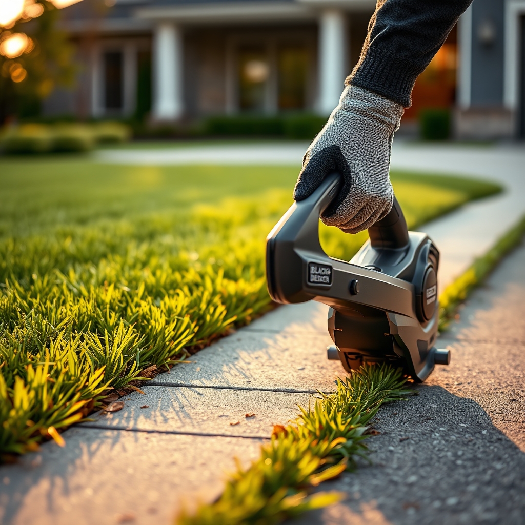 Electric Trimmer Review 2026 — Best for Lawn Edging 2 electric trimmer in action