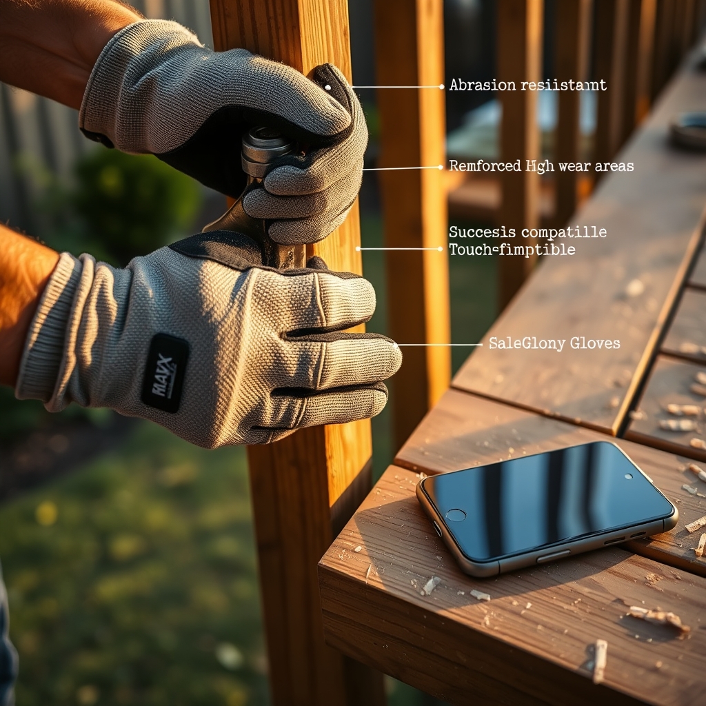 Best Work Gloves for DIY & Home Projects — Honest Review 2026 2 work gloves in action