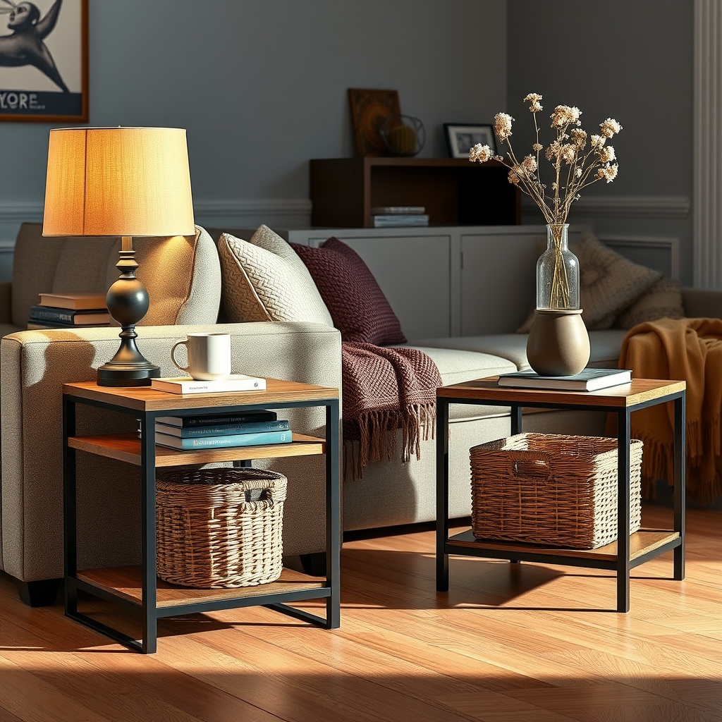 side tables in action