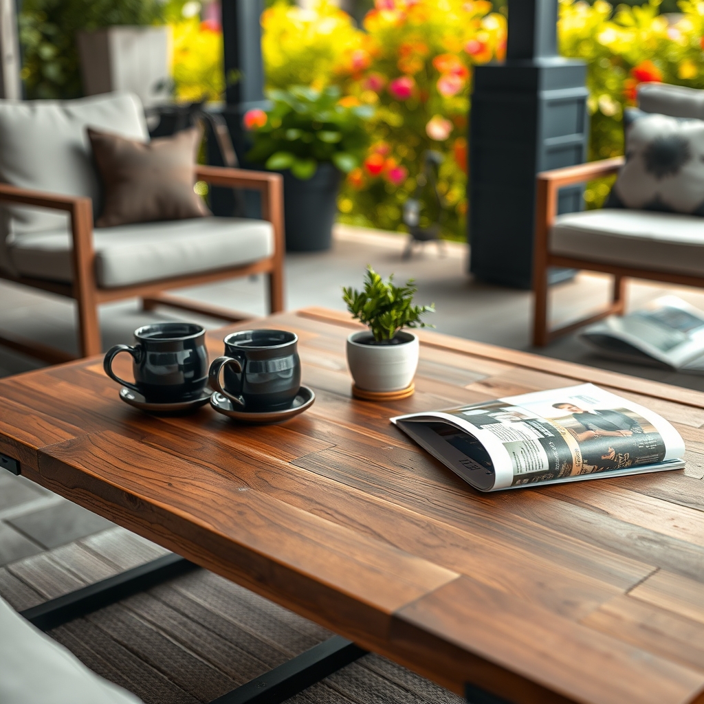acacia table in action