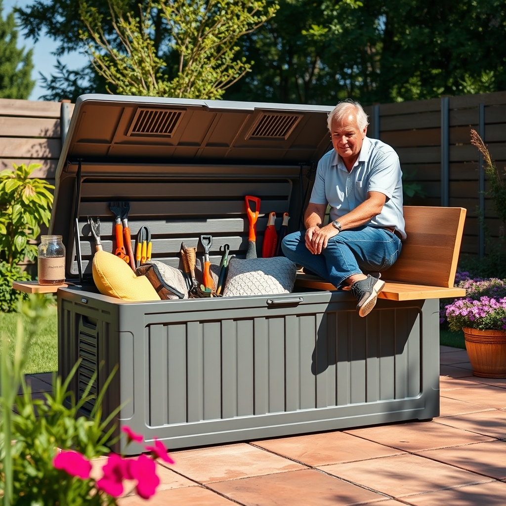 garden storage in action