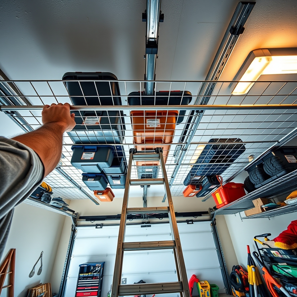 garage storage in action